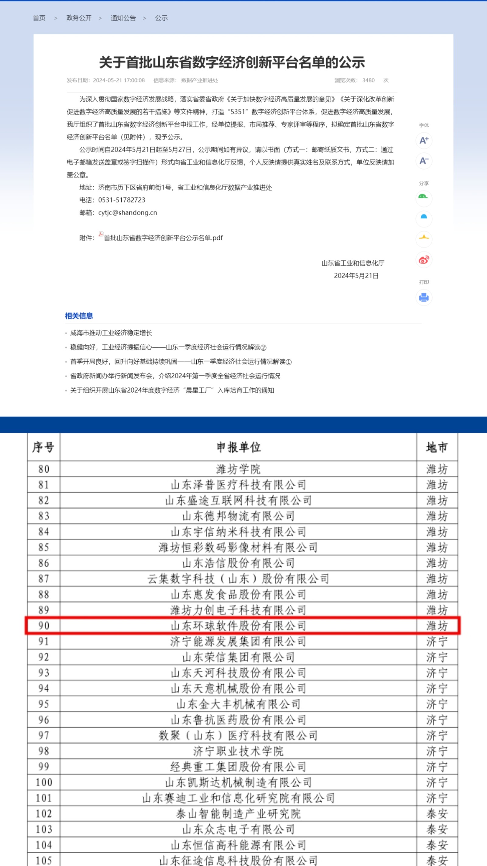 喜報(bào)++！環(huán)球軟件成功入選省級(jí)首批數(shù)字經(jīng)濟(jì)產(chǎn)業(yè)創(chuàng)新中心